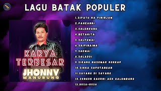 Lagu Batak Populer  Kompilasi Lagu Karya Jhonny S Manurung [upl. by Medlin]