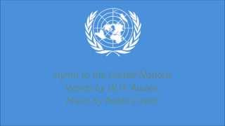 Hymn of the United Nations with lyrics [upl. by Branca]