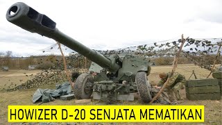 HOWIZER D20 SENJATA ANDALAN RUSIA TAMPIL CEMERLANG HADAPI MILITER UKRAINA  Rusia vs Ukraina [upl. by Arbed]