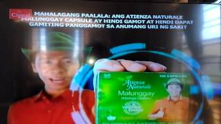 Atienza Naturale Malunggay TVC Philippines 2016 with Kuya Kim [upl. by Eibob]