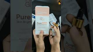 HeyGlow Serum amp Glutax9GS Glutathione Skin whitening tablets Review glutathione serum Heyglow [upl. by Yenettirb]