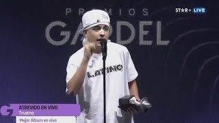 TRUENO gana el PREMIO GARDEL 2022 al Mejor Álbum en Vivo quotATREVIDOquot [upl. by Lief]