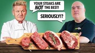 Gordon Ramsay SCHOOLS me on Steaks [upl. by Heidt]