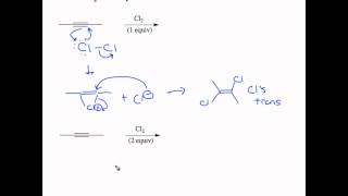 Addition of Chlorine to 2Butyne [upl. by Tomlinson]