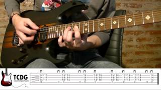 Como tocar We Will Rock You en guitarra eléctrica Queen TCDG [upl. by Glanville964]