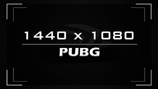 How can set resolution 1440x1080 in Pubg [upl. by Wassyngton511]