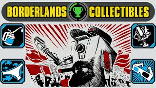 Borderlands Claptraps New Robot Revolution DLC Quick amp Easy Collectibles  Achievement Guide [upl. by Sherurd460]