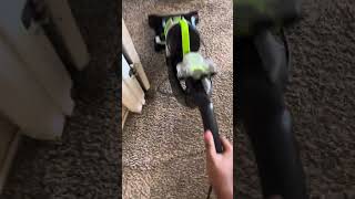 Natural vaccuming after carpet clean w dump [upl. by Rondi]