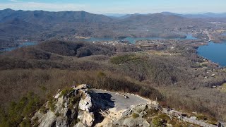 Drone Views of Bell Mountain in Hiawassee Georgia [upl. by Harli]