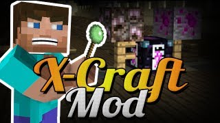 Minecraft Mods  XCraft Mod  Magic Staffs Teleporters and SLOT MACHINES [upl. by Anoiuq]