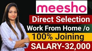 Meesho Recruitment 2024Meesho Vacancy 2024Work From Home JobsMeet SharmaFlipkart Vacancy 2024 [upl. by Atiekram]