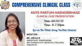 Ante Partum Hemorrhage  COMPREHENSIVE CLINICAL CLASS [upl. by Hsirrehc]