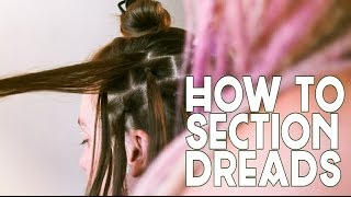 How To Section Dreadlocks [upl. by Laersi]