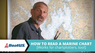 How to Read a Marine Chart Works for Chartplotters Too navigation  BoatUS [upl. by Morgun]