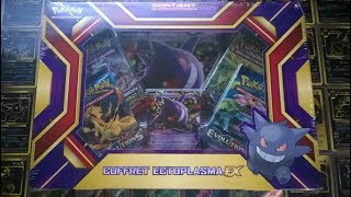 1 JOUR 1 COFFRET  N°5 OUVERTURE du COFFRET Pokémon ECTOPLASMA EX 2016 FR  BOOSTER et GX à gagner [upl. by Alyose424]