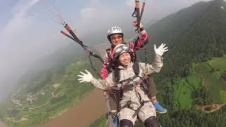 When I went Paragliding in Danyang [upl. by Macrae]