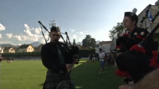 Edelweiss Pipers  le Pipe Band de Chambéry Bissy 07092014  SOC Rugby [upl. by Elag650]