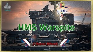 World Of Warships  HMS Warspite  La classe Anglaise FR [upl. by Ahselet396]