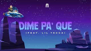 Dime Pa Que  Natanael Cano feat Lil Tecca Lyric Video [upl. by Inge]