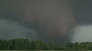 Storm Chasers Tornado Flattens 60 of Mapleton IA [upl. by Larkins330]