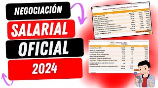 Incremento SALARIAL OFICIAL 2024 al SALARIO DOCENTE  EN VIVO [upl. by Dian668]