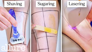 Every Method of Leg Hair Removal 21 Methods  Allure [upl. by Nylitak]