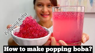 Super Easy POPPING BOBA Recipe [upl. by Leanna]