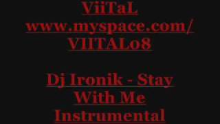 Dj Ironik  Stay With me Instrumental [upl. by Vincenty]