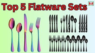 Top 5 Best Flatware Sets  Best Cutlery Silverware Sets 2024 [upl. by Novak]