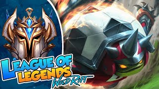 WILD RIFT  S12  RAMMUS JUNGLA  EL TANKE DE VELOCIDAD DE ATAQUE [upl. by Ysle]