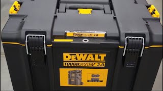 DEWALT TOUGHSYSTEM 20 Large Tool Box 22 in 110 lbs Capacity DWST08300 [upl. by Gnaht]