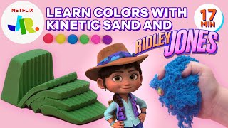 Learn Colors with Ridley Jones SUPER Satisfying Sand  Netflix Jr [upl. by Preciosa]