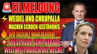 🚨 UNFASSBAR ⚡️AfD strikes a decisive blowWeidel und Chrupalla machen SchockGeständnis [upl. by Mcgregor]