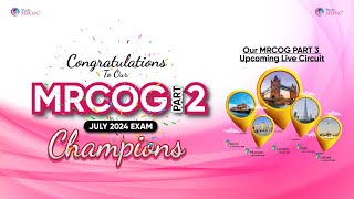 MRCOG Part 2  Success Celebration July 2024 Exam  Dr Mrunmayee Girishs  StudyMRCOG [upl. by Adikram]