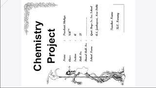 12 Chemistry project on analysis of different brand of cold drinks [upl. by Hillie]