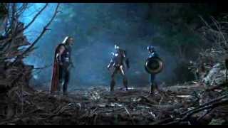 The Avengers  Thors Hammer Hits Captain Americas Shield [upl. by Eipper]