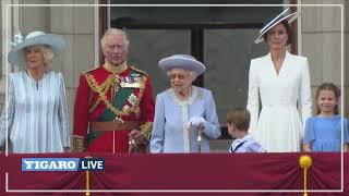 🔴Jubilé Elizabeth II et la famille royale au balcon de Buckingham Palace [upl. by Boyce539]