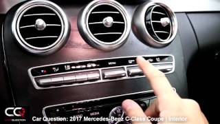 2017 MercedesBenz CClass Coupe  Interior review  The MOST complete review Part 27 [upl. by Adna]