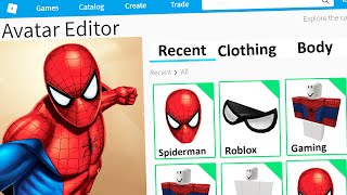 MAKING SPIDERMAN a ROBLOX ACCOUNT [upl. by Sivraj]