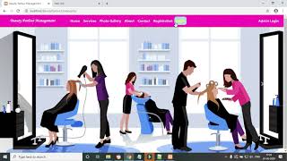 Beauty Parlour Management System  PHP MYSQLI Bootstrap [upl. by Atikal522]