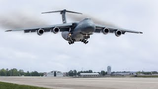 The Crazy Process of Landing US Largest 420 Ton Cargo Aircraft [upl. by Triley113]