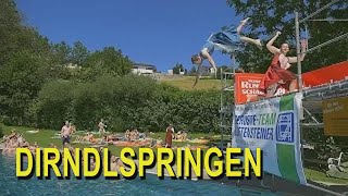 Dirndlspringen 💖 im Freibad Bad Kreuzen [upl. by Crystie]