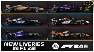 ad F1 24 PREORDER BONUSES  New liveries in F1 23 Time Trial [upl. by Denis]