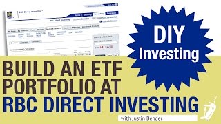 How to build an ETF Portfolio at RBC Direct Investing [upl. by Elwaine67]