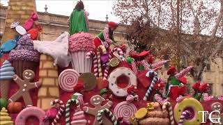 Cabalgata de los Reyes Magos de Sevilla 2018 [upl. by Neesay]