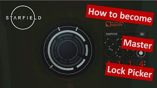 Starfield Lock Picking Master Lock Picking How to pick master locks  ShadowBadass [upl. by Annoeik765]