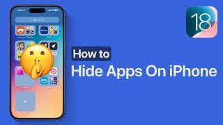 How To Hide Apps In Hidden Folder In iOS 18 [upl. by Finstad445]