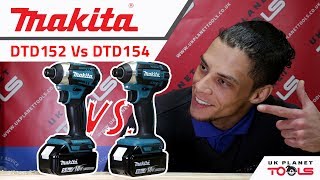 Makita DTD152Z Vs DTD154Z Impact Driver Comparison  Makita XDT11Z Vs XDT13Z [upl. by Leahcimnaj]