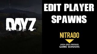 OLD How To Guide Edit Change Customise New Player Spawn Points DayZ Nitrado Xbox PS4 Server [upl. by Atiuqahc375]