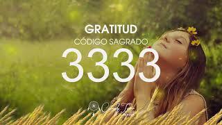 Gratitud con el Código Sagrado 3333 [upl. by Adnohsek]